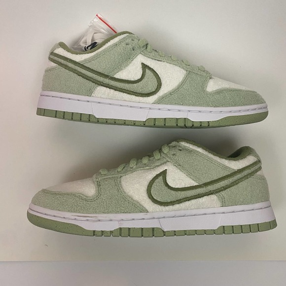 Nike Dunk Low Green Fleece - DQ7579-300 - Picture 6 of 16